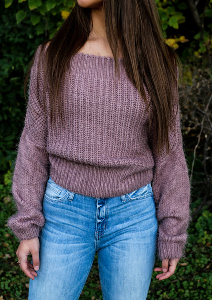 Mia Cozy Off the Shoulder Sweater